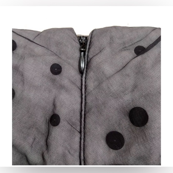 CHANEL Identification Puffer Paillette Sequin Skirt - Gray / Black Silk  Size 38 - Picture 2 of 9